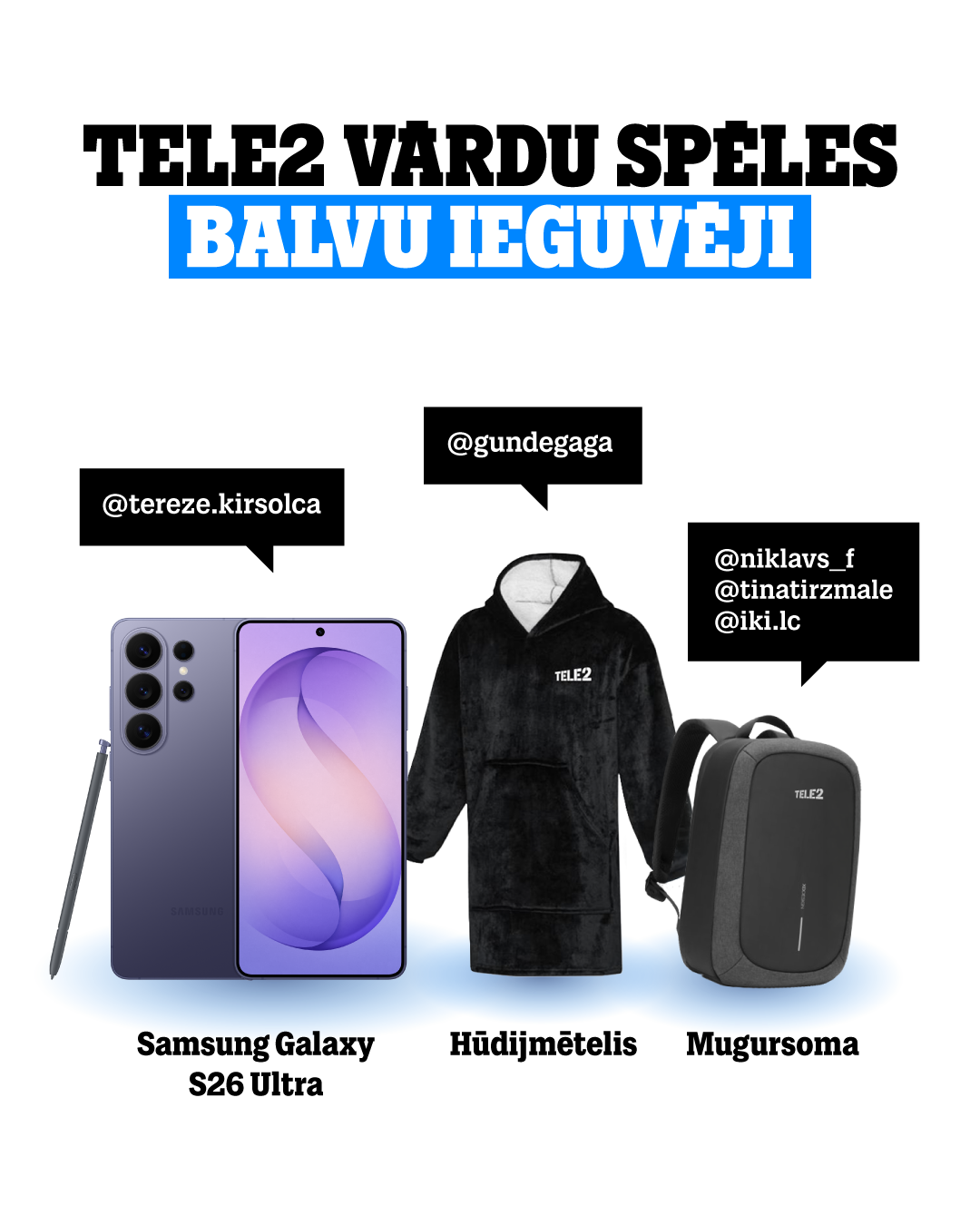 Konkursa laimētāji